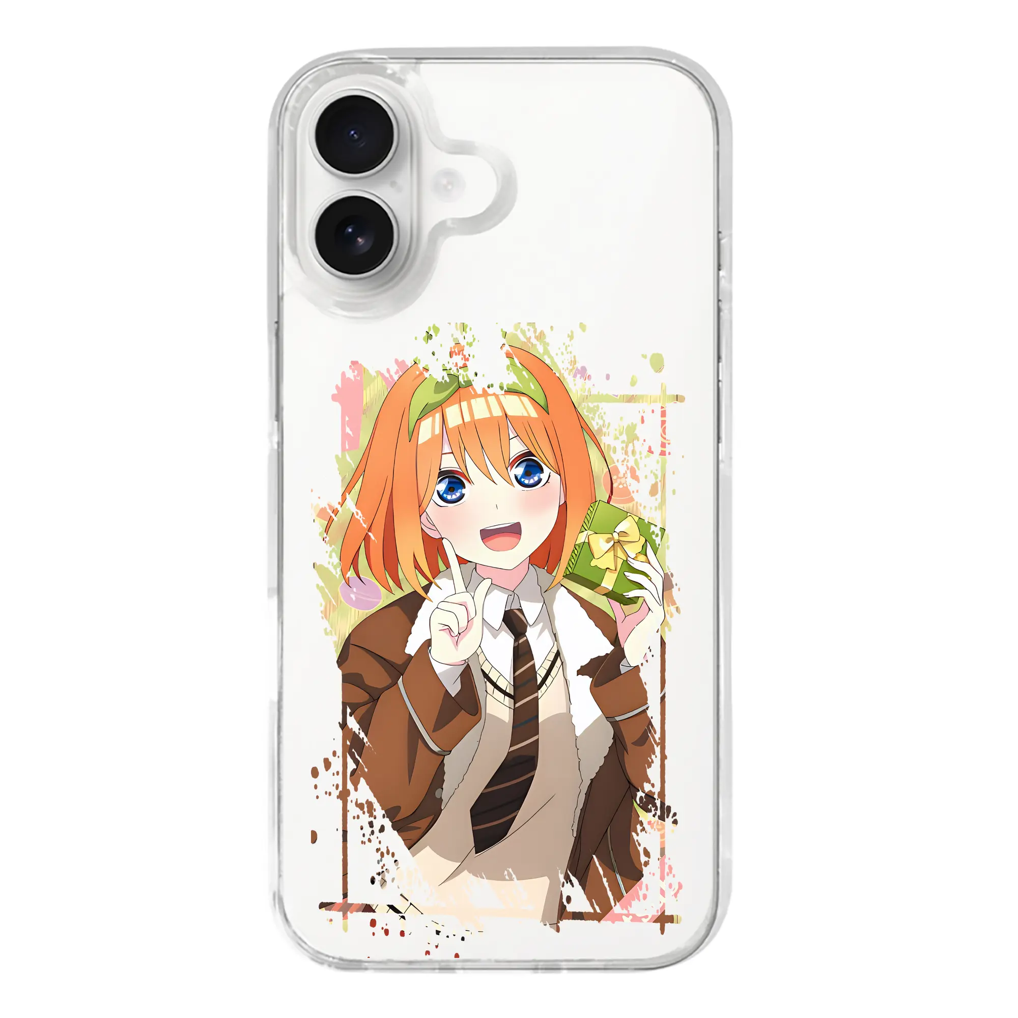 五等分の花嫁 グッズ 中野 四葉 - iPhone 17シリーズ 透明スマホケース – 薄型・耐衝撃・精密フィット保護カバー